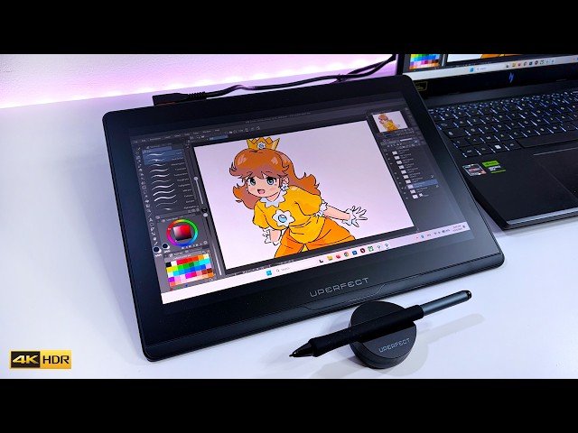Unboxing & Review: UPEREFCT UD14BQ 14-Inch QLED HDR Monitor with EMR Pen