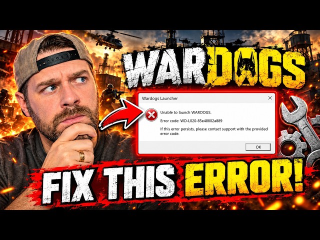 How to Fix WARDOGS WD-L020 Error – Unable to Launch