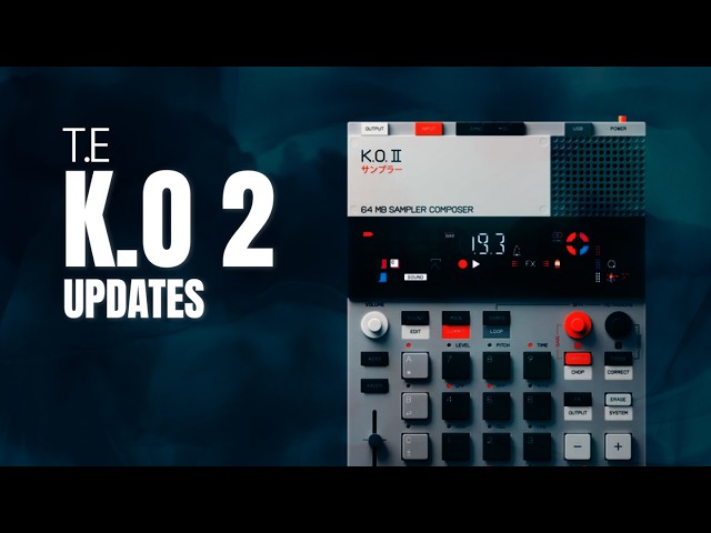 Teenage Engineering KO II 2.0 update Guide Tutorial