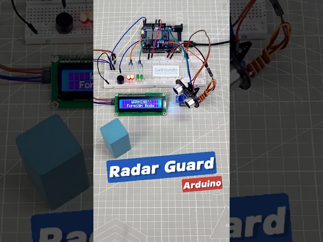 How to Make a Motion-Tracking Radar with Arduino 🛠 #arduino #arduinoproject