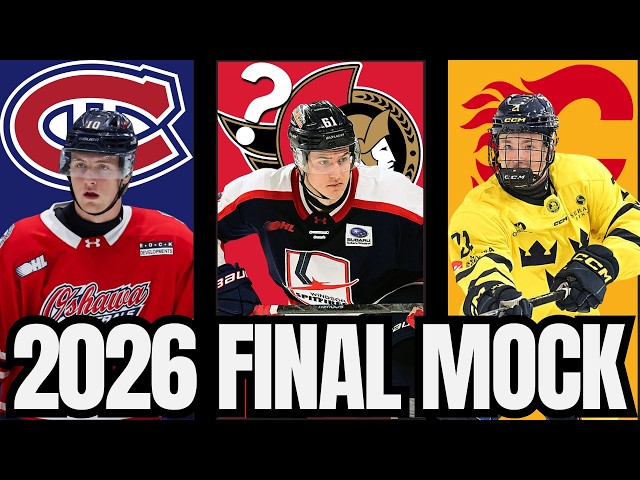POST-TKACHUK TRADE 2026 NHL Mock Draft (CHAOS in the Top 10)