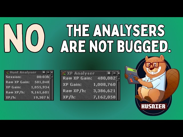 Explaining 'Hunt Analyser' vs. 'XP Analyser' | Tibia