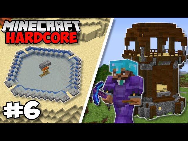 I Built A Pillager Raid Farm in Minecraft Hardcore (#6)