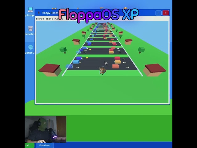 FloppaOS XP in Floppaland edit #IndieGame #GameDev #Godot