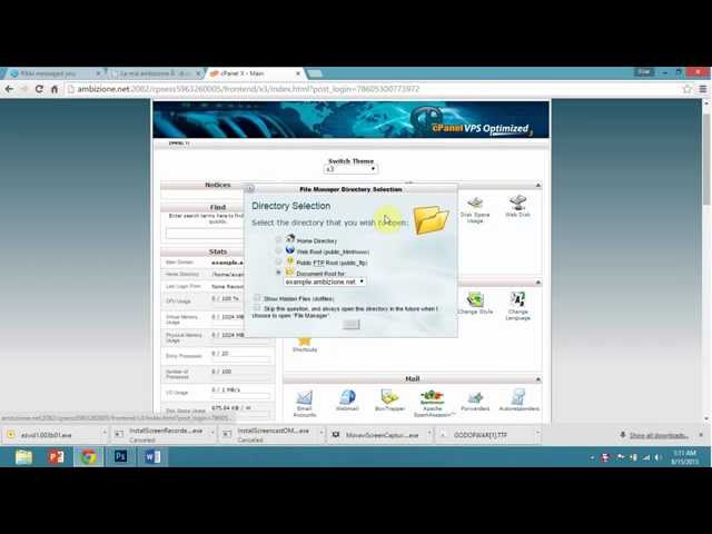 Beginner Website cPanel Tutorial
