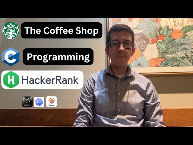 C Programming Practice Live ☕ Solving HackerRank at the Coffee Shop