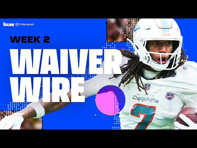 Fantasy Football Week 2 Waiver Wire Pickups: Priority Adds, Streamers & Drops (2026)