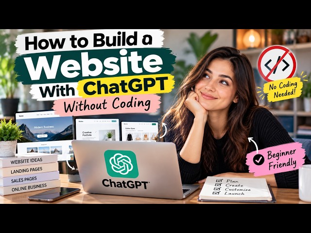 How to Build a Website With ChatGPT Without Coding (Beginner Friendly)
