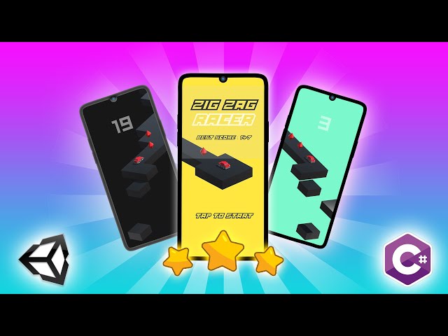 Build ZigZag Racer 3D Android Game - Unity 2021 Course