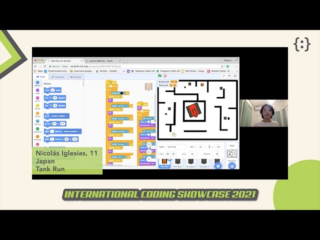 Nicolás Iglesias, 11, Japan | Scratch Project Showcase | ICS 2021