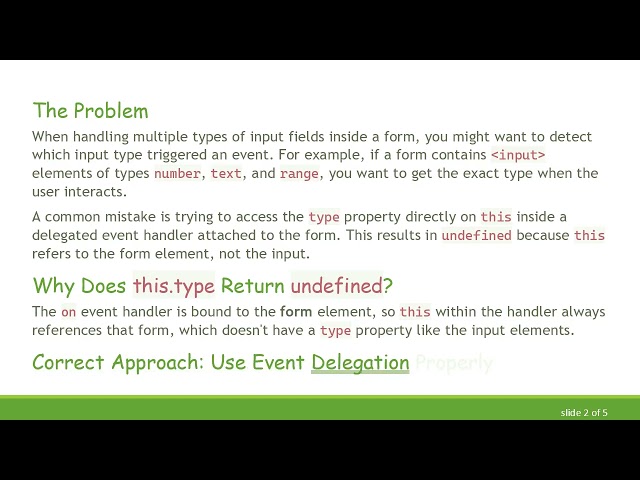 How to Get the type of an input Element Using jQuery's on Handler