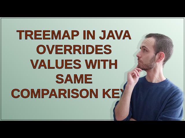 TreeMap in Java overrides values with same comparison keys