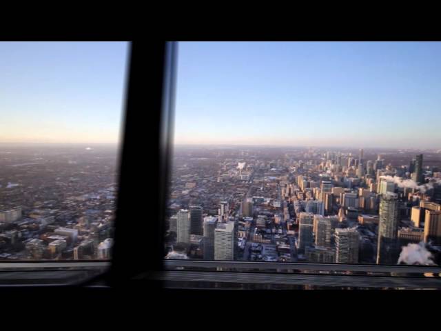 CN Tower Time lapse From 360 restaurant