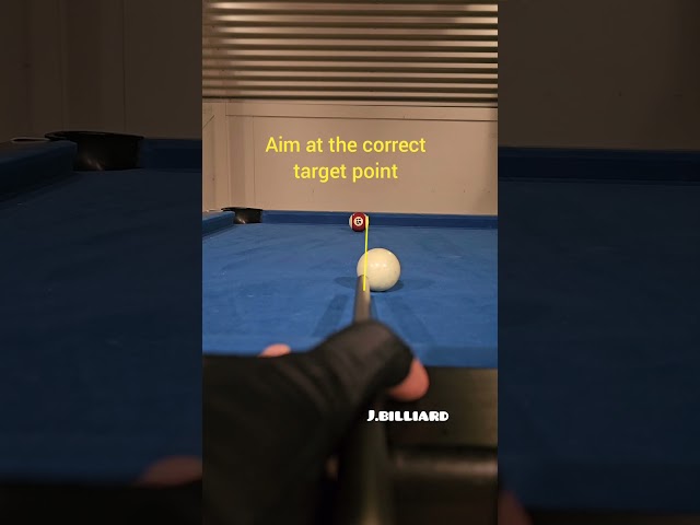 Prefect Technique To Make Cut Shot In Pool