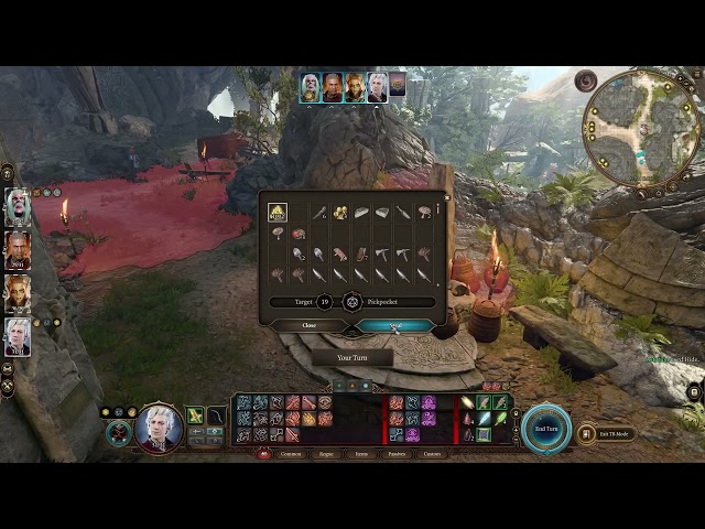 How I spend gold on usable items and then Pickpocket all the gold back for maximum value purchase