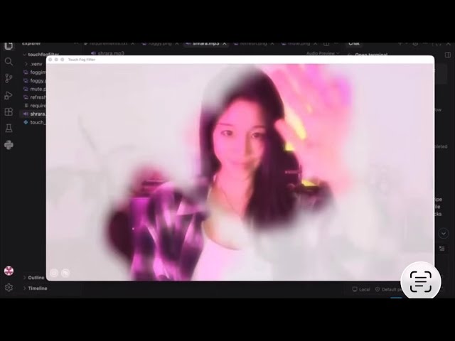 Foggy Screen Wiping | MediaPipe + Python + VS Code