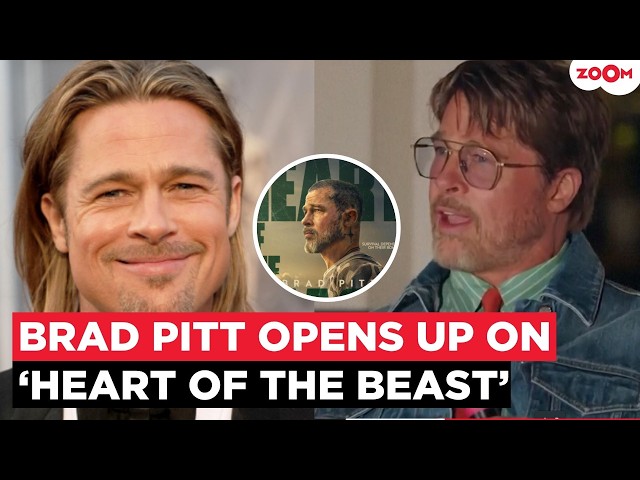 Brad Pitt REVEALS the survival story behind ‘Heart of the Beast’ & His Canine Co-Star | Hollywood