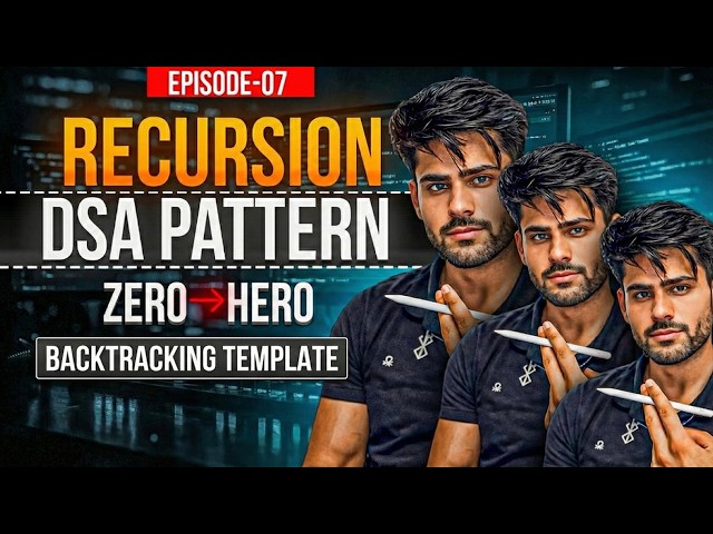 5 Point Template To Crack any Recursion Leetcode Question | DSA Patterns 2026
