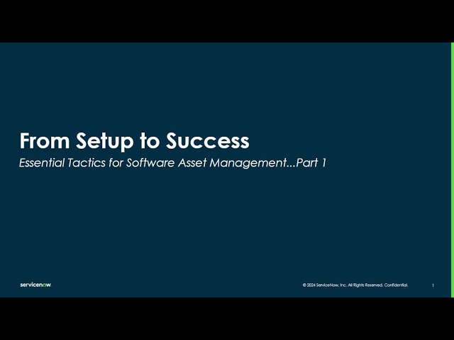 Software Asset Management: Setup and Success Guide (Part 1)