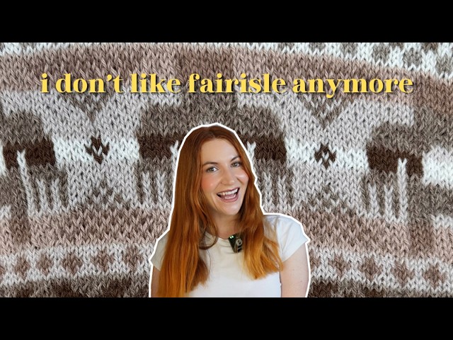 finishing a knit project i have grown to hate