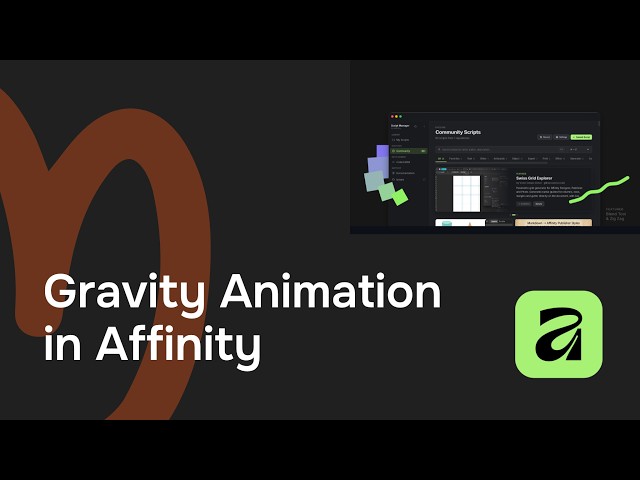 How to Create a Gravity Motion Effect in Affinity | Easy Design Tutorial