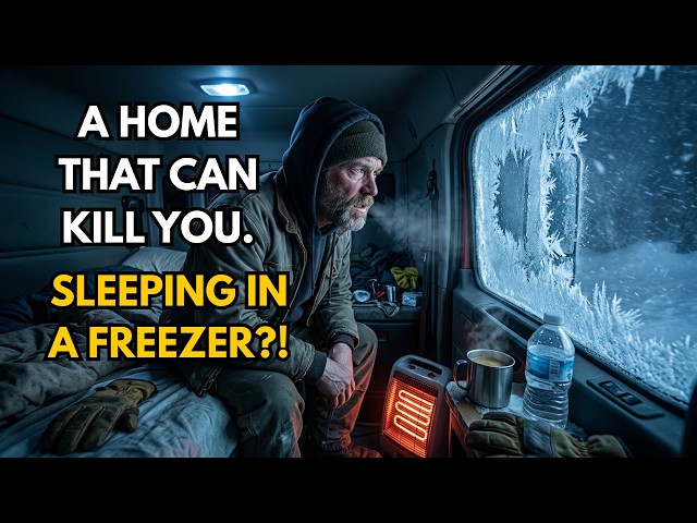 How Truck Drivers Sleep, Eat and Live Inside a Frozen Alaska Cab - Extreme Truck Life