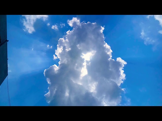 Beautiful clouds, blue sky