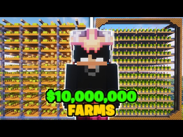 I Built the Best Farms on My Minecraft SMP Server