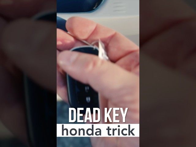 Dead Key Fob on your Honda? No problem! #honda #hondacrv  #hondapilot  #hondacivic  #hondaaccord