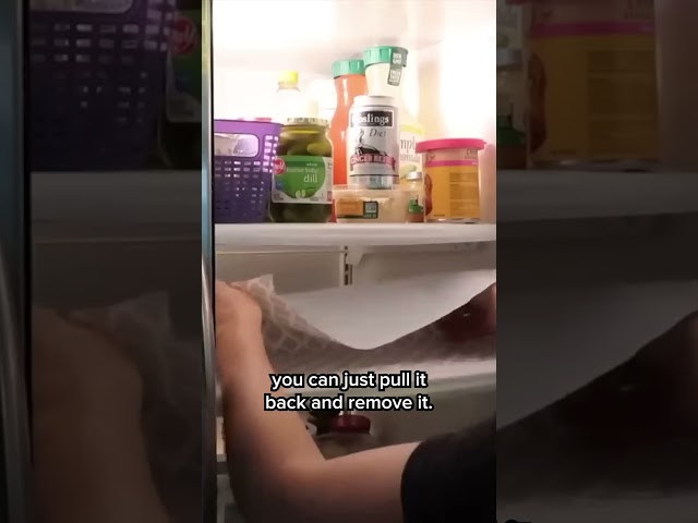 Dollar Tree kitchen hack for a cleaner fridge 👍🏻