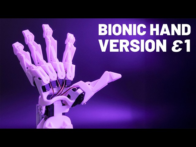 Designing a New Bionic Hand (Which Prints Pre-Assembled)