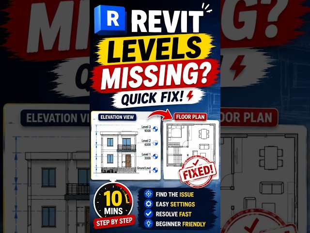 Revit Architecture in Tamil - Civil Tamil - Levels Missing