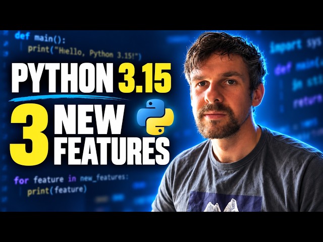 Python 3:15 - 3 Cool Features!