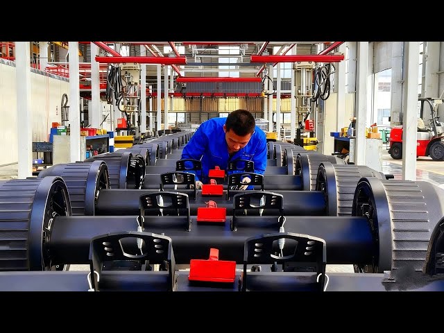 Amazing production process of truck axle, mass production China truck parts factory