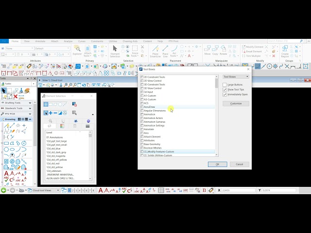 MicroStation CONNECT Edition: Cloud Tool