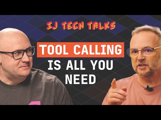 Agentic Patterns and Tool Calling with Spring AI - Christian Tzolov  | IntelliJ IDEA Tech Talks