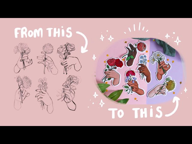 ✨How I Design Stickers, Pins, Charms etc.✨