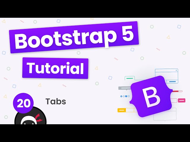 Bootstrap 5 Crash Course Tutorial #20 - Tabs