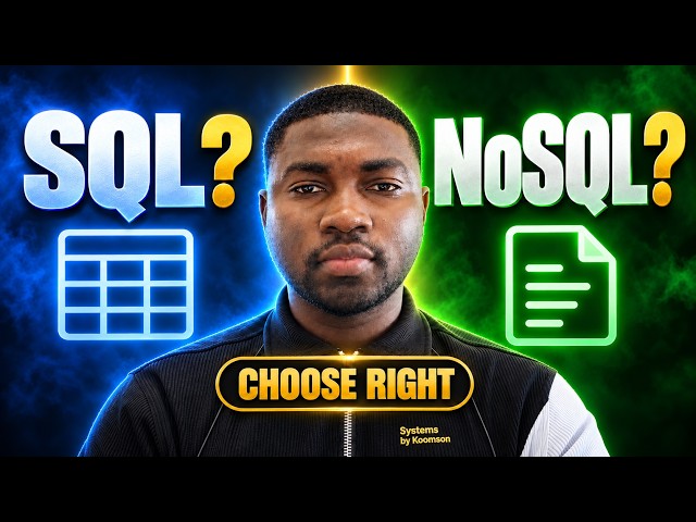 SQL vs NoSQL Explained: Choosing the Right Database for Your System