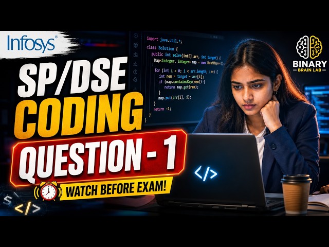 Infosys SP/DSE Coding Question 1 | Must Practice Before Coding Assessment 2026 | Infosys Recruitment