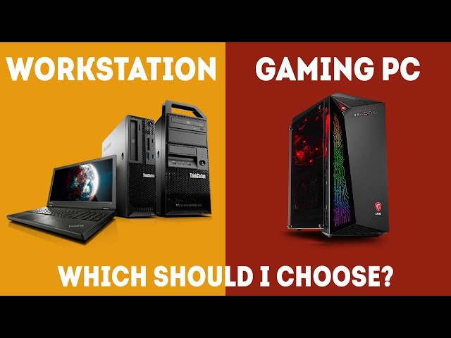 Workstation vs Gaming PC - Which Should I Choose? [Simple Guide]