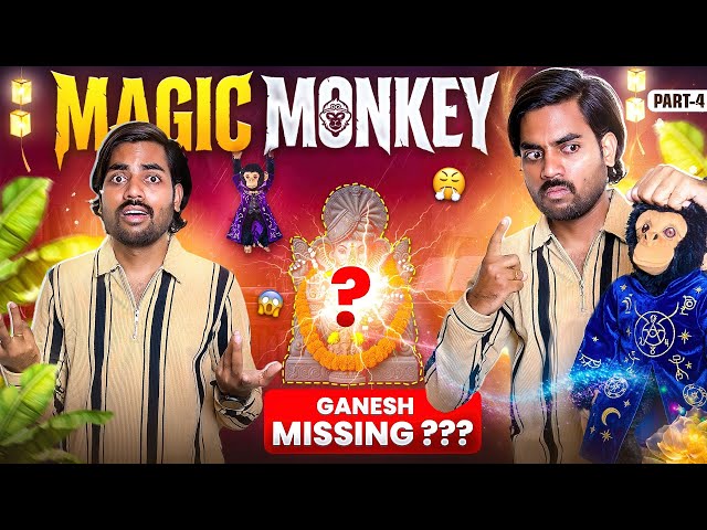 Magic Monkey Part 4: Where Is Ganesh Idol? 😱 | Sci-Fi Comedy Mystery | Charan Spy