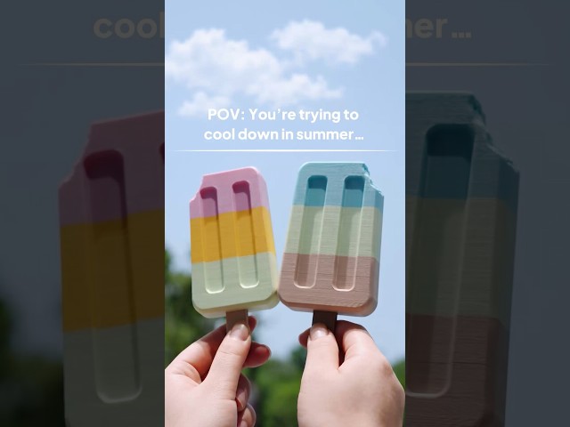POV: You’re trying to cool down in summer… but you chose the most dangerous ice cream 🍦⚔️