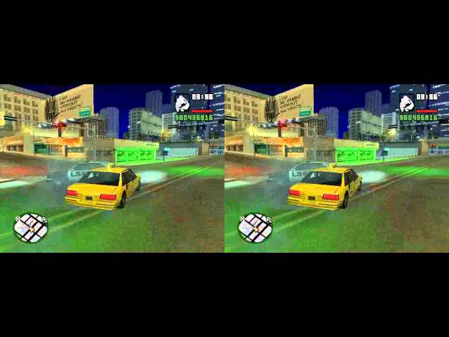 GTA San Andreas 3D Test (With commentary sound test)