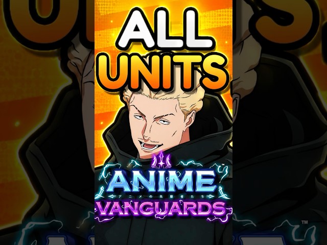 ALL Anime Vanguards JJK Update Units & Familiars!