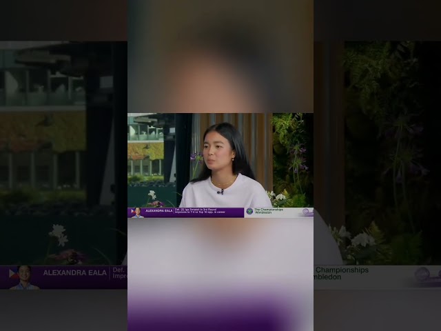 Alex Eala may have lost to Jasmine Paolini at Wimbledon, but this is just the beginning for her