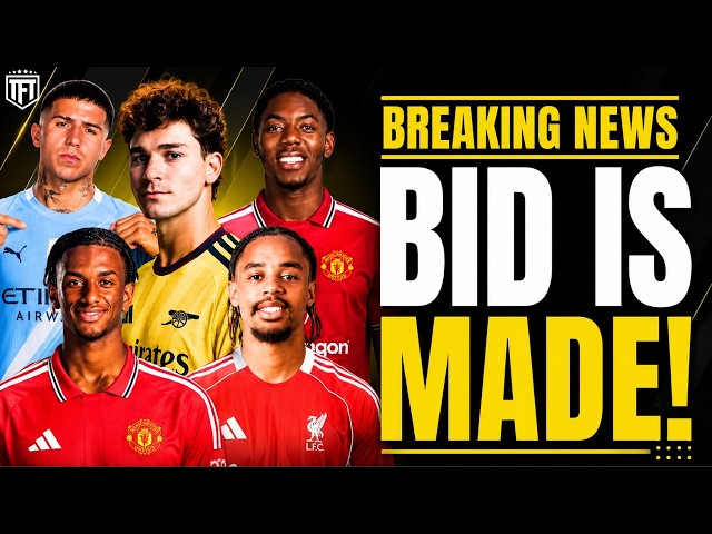 Arsenal DEAL CLOSE⌛Alvarez to Arsenal BID?✅ Balde to Man Utd CLOSE⌛Enzo to Man City ON☑️