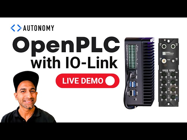 OpenPLC with IO-Link master for real-time vibration monitoring