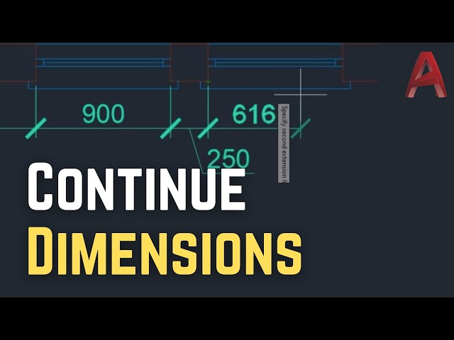 AutoCAD — How to Use Continue Dimensions Correctly (with 2 examples)