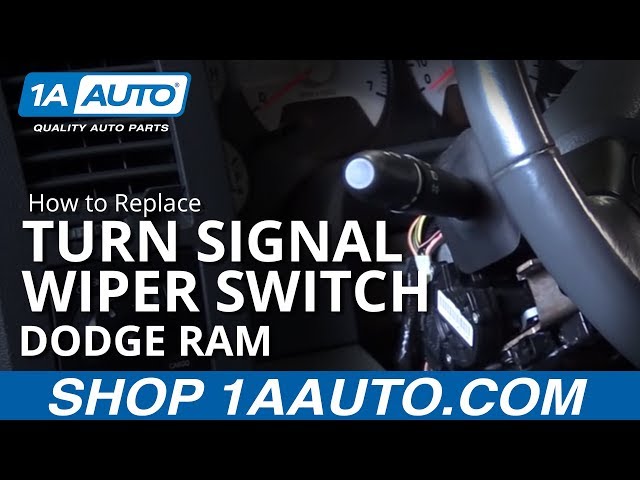 How to Replace Turn Signal Wiper Switch 02-08 Dodge Ram